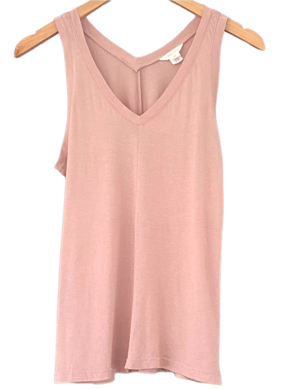 Brand New-Caslon Women’s Double V-Neck Tank Top